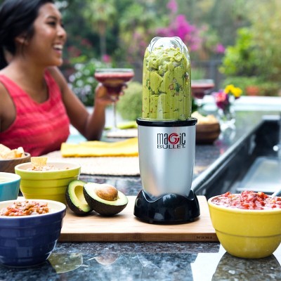 18 Oz. Single Speed Silver and Black 3-Piece Personal Blender
