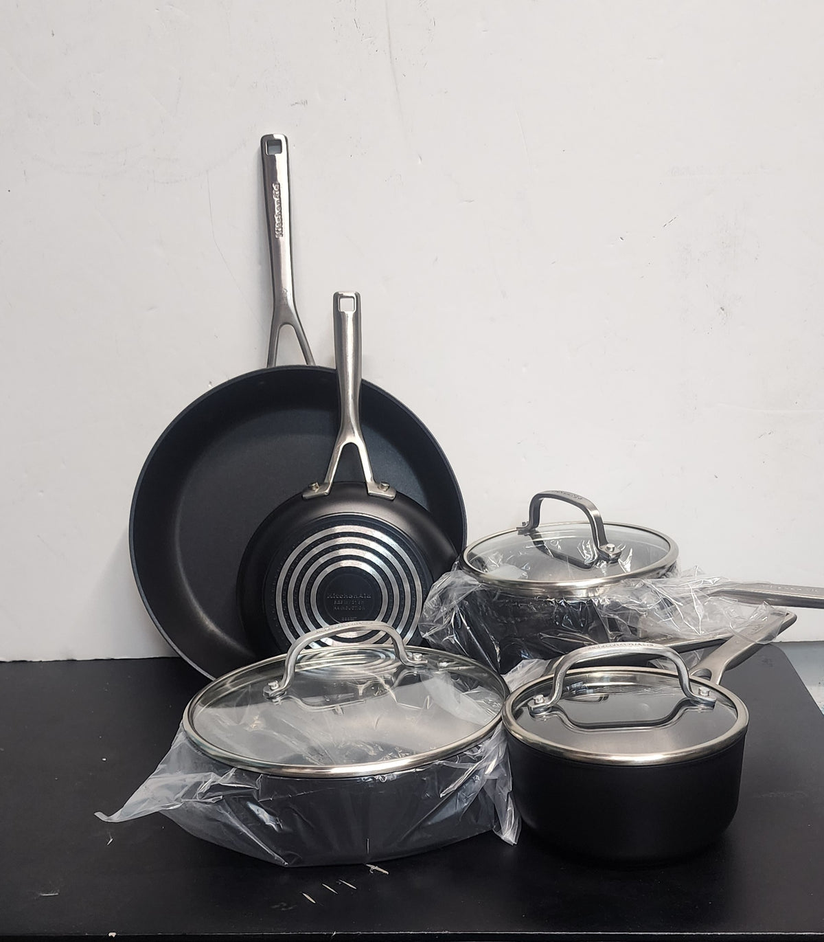 NEW KitchenAid 8-Pc Hard-Anodized Nonstick Cookware Set – Induction – Local Pickup