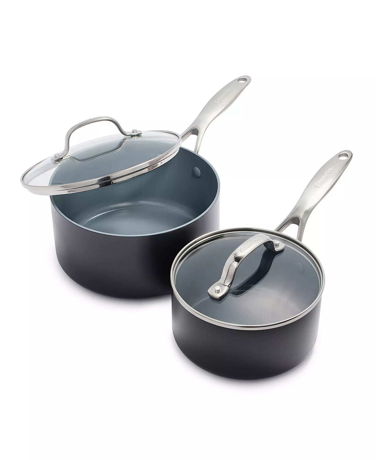 NEW GreenPan Valencia Pro 4-Piece Ceramic Nonstick Saucepan Set – Induction