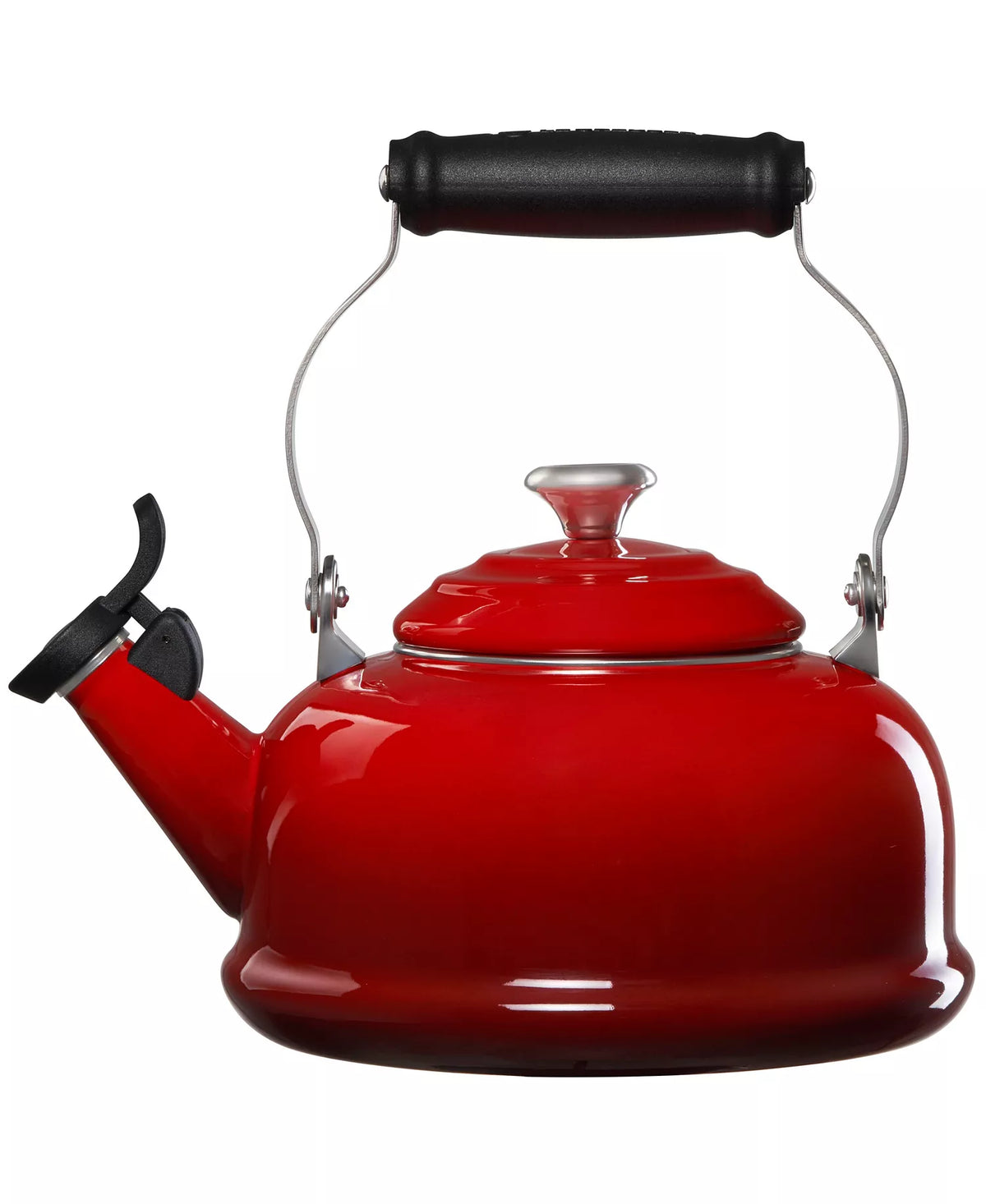 Le Creuset 1.7QT Enamel-on-Steel Whistling Tea Kettle – Cerise