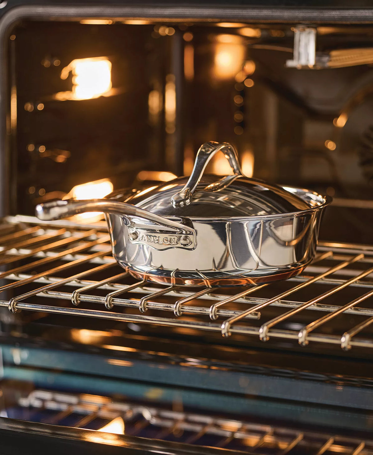 LIKE NEW Anolon Nouvelle Copper 10-Pc Stainless Cookware Set – Local Pickup