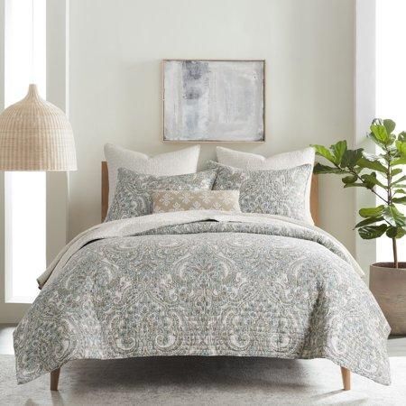 #7 Levtex Home Assisi Green Quilt Set with Shams King