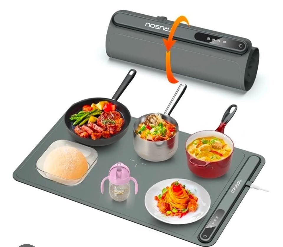 NEW Foldable Electric Food Warming Tray – 7 Temperature Settings