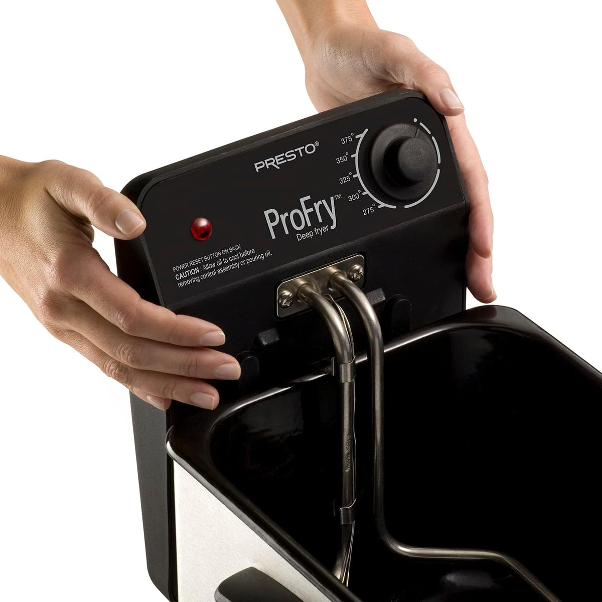 NEW Presto ProFry 8-Cup Stainless Steel Deep Fryer – 1800W Immersion Element