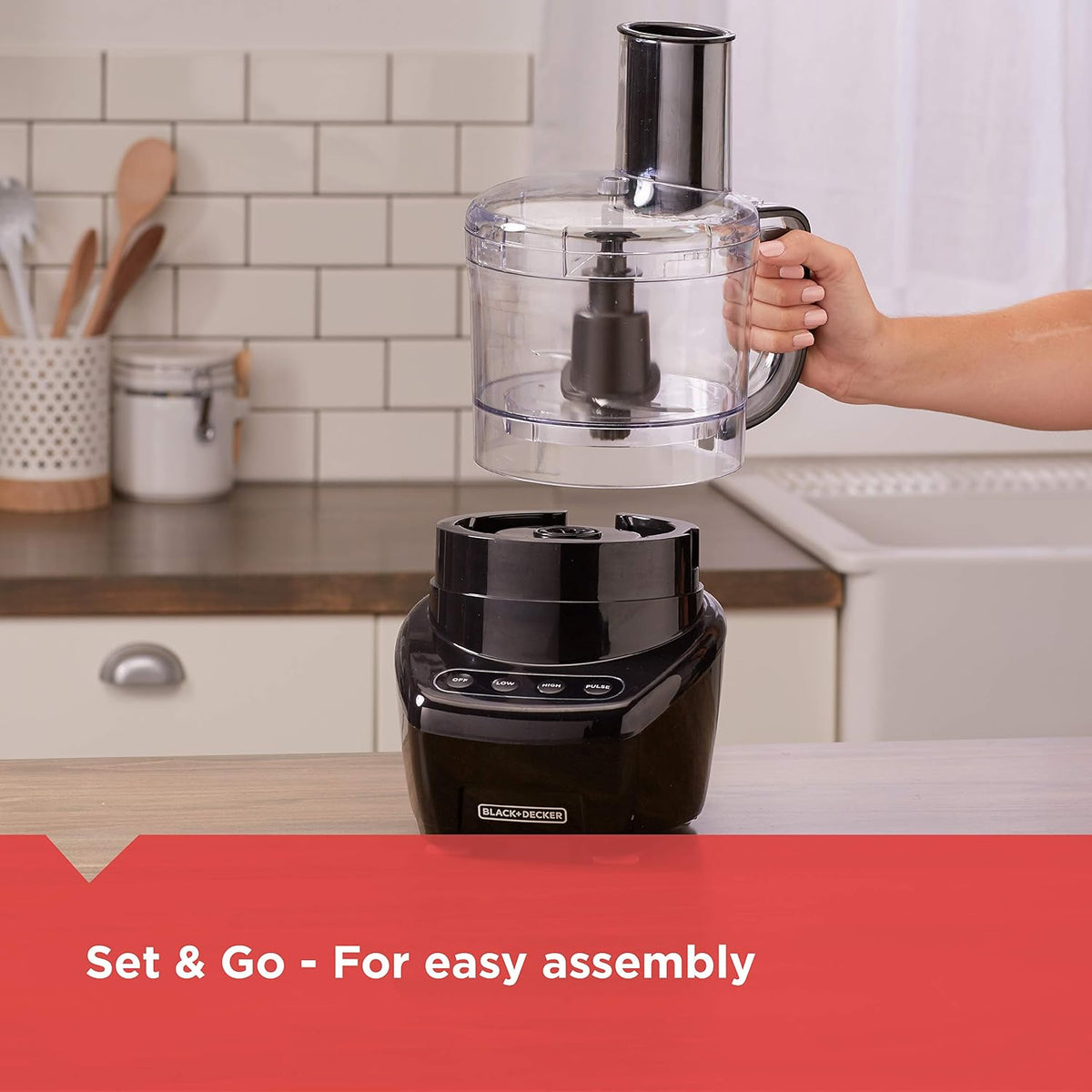 NEW Black+Decker 8-Cup Food Processor – 800W Peak Power – Local Pickup