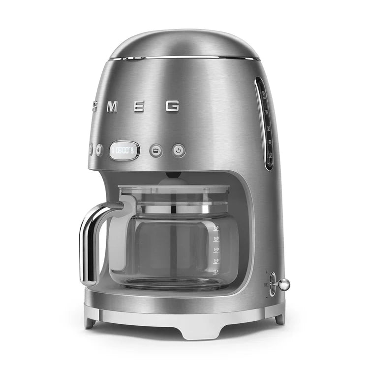NEW SMEG 10-Cup Drip Coffee Maker – Programmable Retro Style