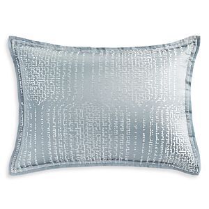 #14 Hudson Park Collection Faded Geometric Duvet, Full/Queen 3pc set - 100%