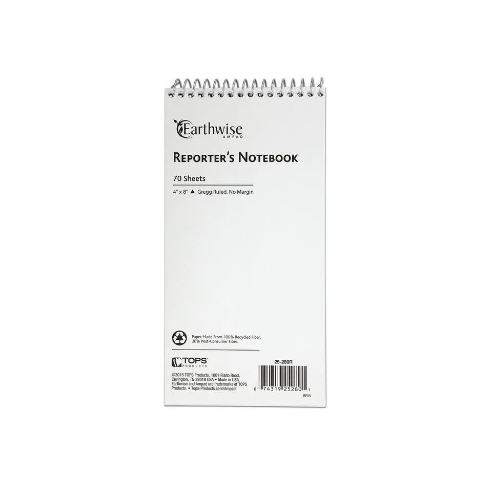 12 Pack Notepads – 4x8 Reporter Pads (New)