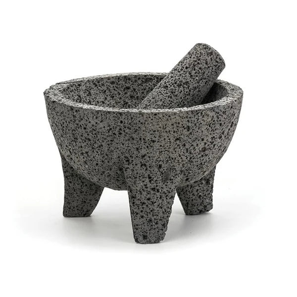 NEW Authentic Mexican Volcanic Stone Molcajete 8" – Mortar & Pestle