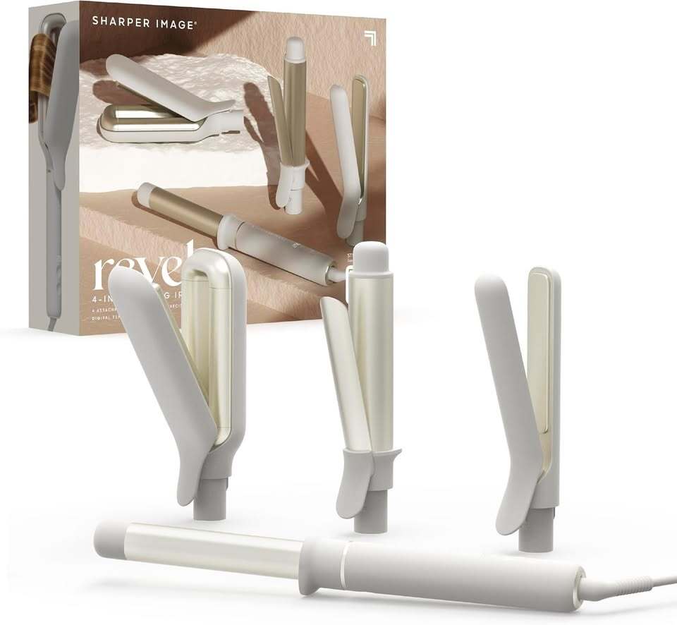 Sharper Image Revel 4-in-1 Hair Styling Iron – Brand New