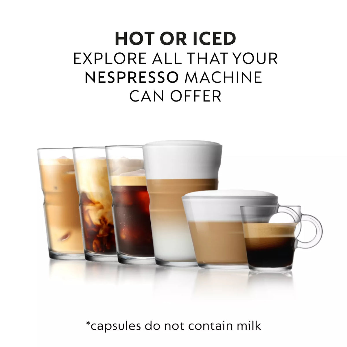 NEW Nespresso OriginalLine Dark Roast Variety Pack – 100 Coffee Capsules