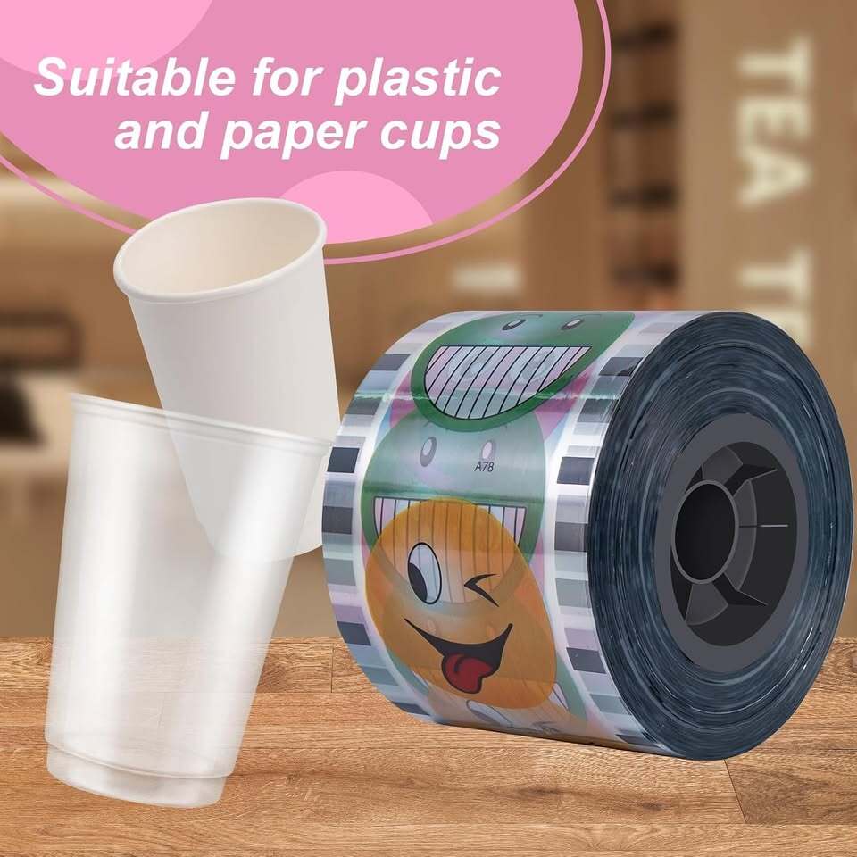 Cup Sealing Film Tea Cup Sealing Film Boba Cup Sealer
