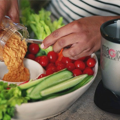 18 Oz. Single Speed Silver and Black 3-Piece Personal Blender