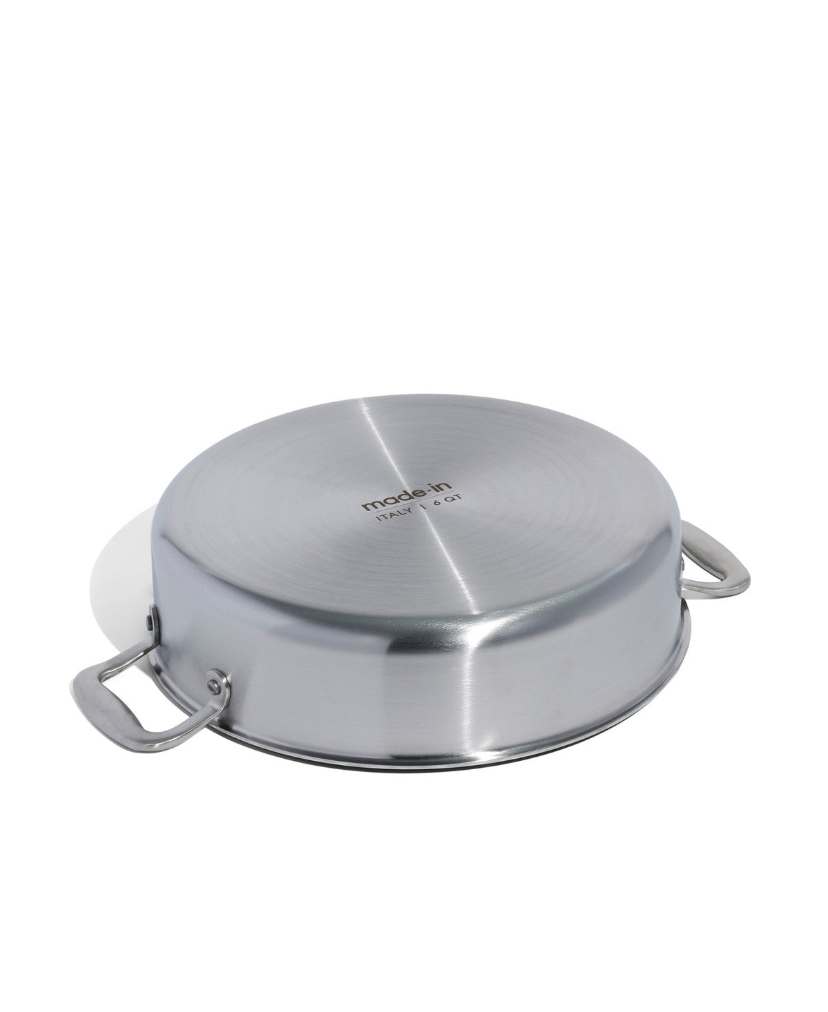 NEW Made In 6-Qt Stainless Clad Rondeau w/ Lid – 5-Ply – Induction Ready