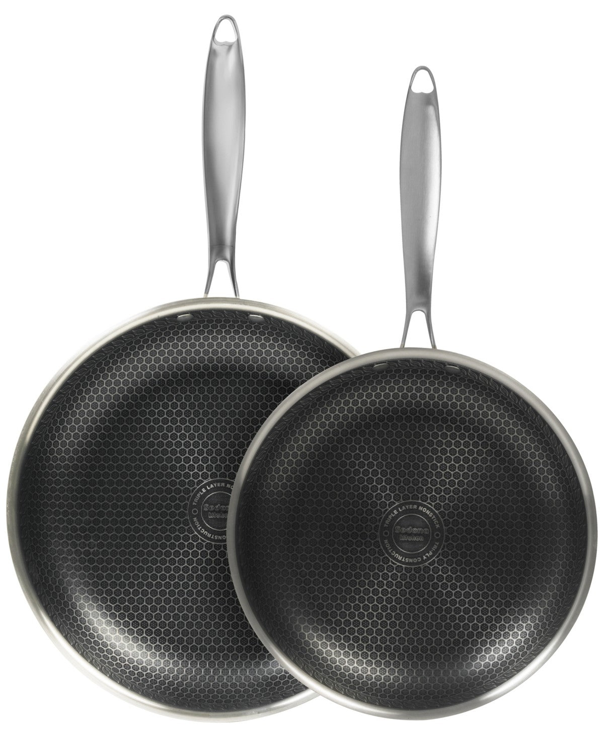 NEW Sedona Kitchen Glidesteel 8" & 10" Hybrid Nonstick Frypan Set