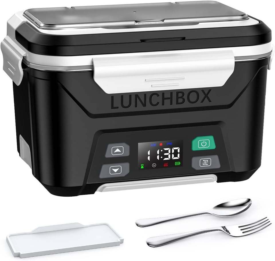 EAST OAK Cordless Electric Heated Lunch Box – Like New