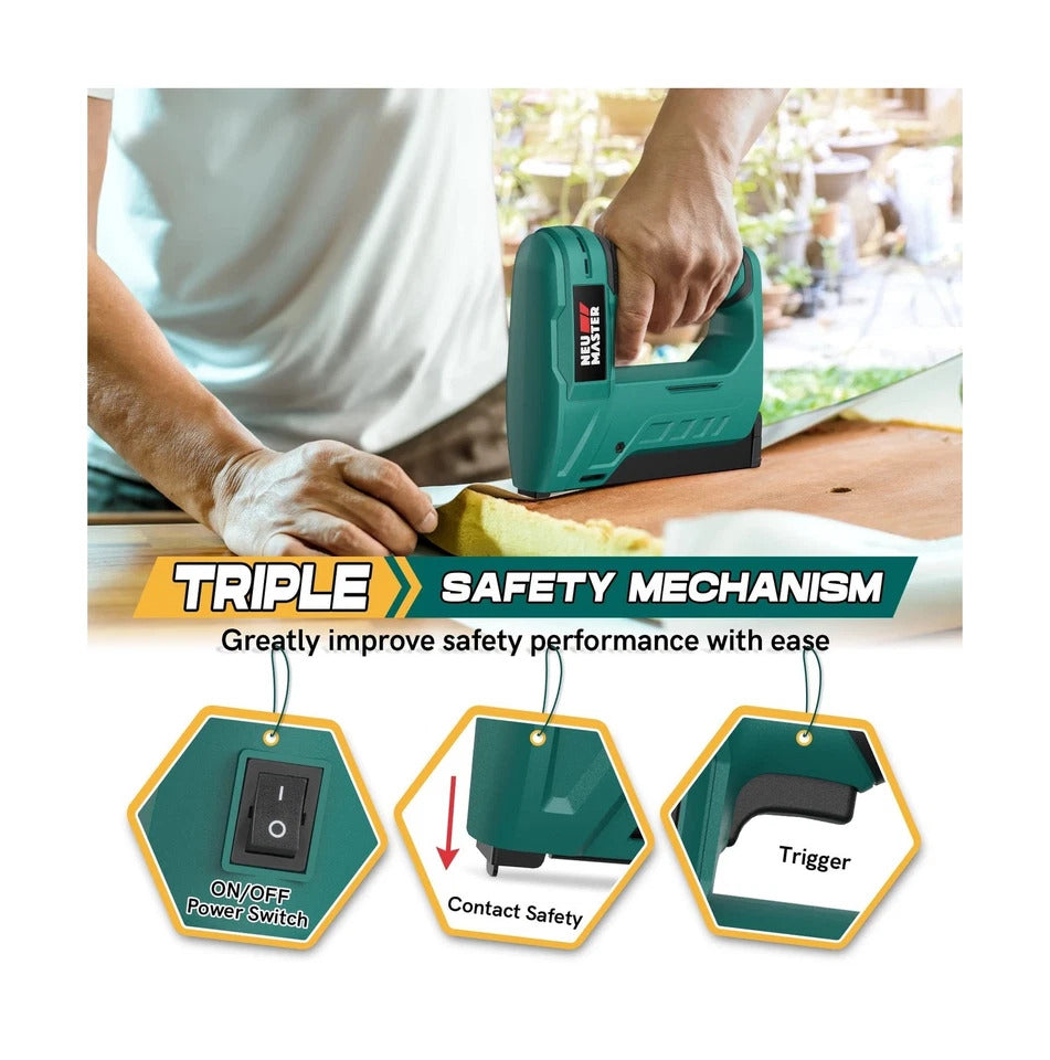 Cordless Electric Staple Gun – NEU MASTER T50 (New)