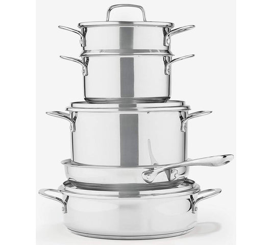 OPEN BOX The Cellar 8-Piece Stainless Steel Cookware Set – Induction Ready