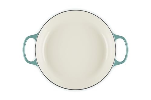 Le Creuset Signature 5QT Cast Iron Round Braiser – Blue Riviera –