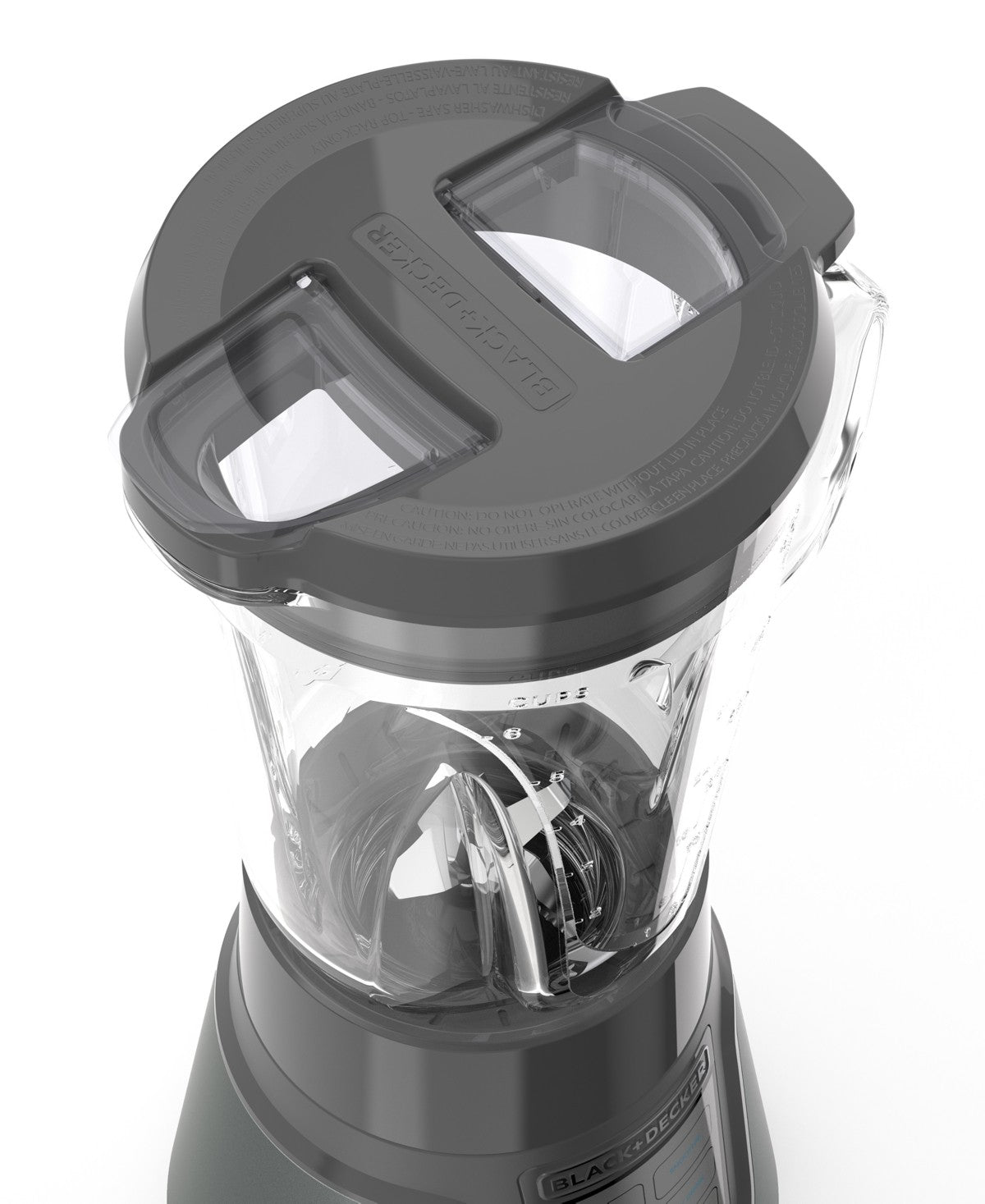 NEW Black+Decker PerfectPour 6-Cup Quiet Blender – Glass Jar + Personal Cup