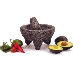 NEW Authentic Mexican Volcanic Stone Molcajete 8" – Mortar & Pestle
