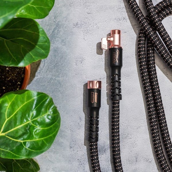 NEW Pocket Hose Copper Bullet 50FT Expandable Garden Hose w/ 10-Pattern Nozzle