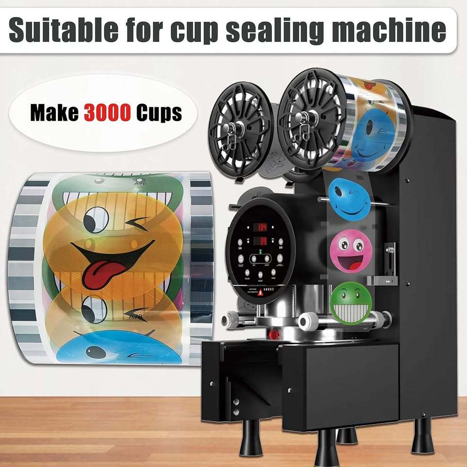 Cup Sealing Film Tea Cup Sealing Film Boba Cup Sealer