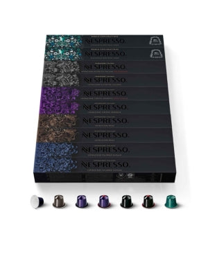 NEW Nespresso OriginalLine Dark Roast Variety Pack – 100 Coffee Capsules