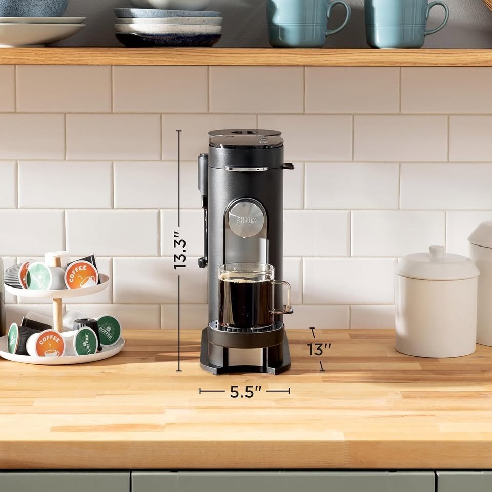 NEW Ninja Pods & Grounds Specialty Coffee Maker PB051 w/ Milk Frother