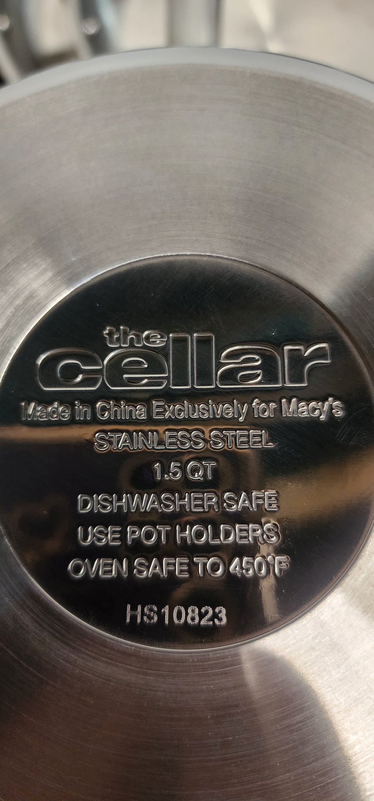 The Cellar Stainless Steel 4-Pc Cookware Set – Floor Display – Local Pickup