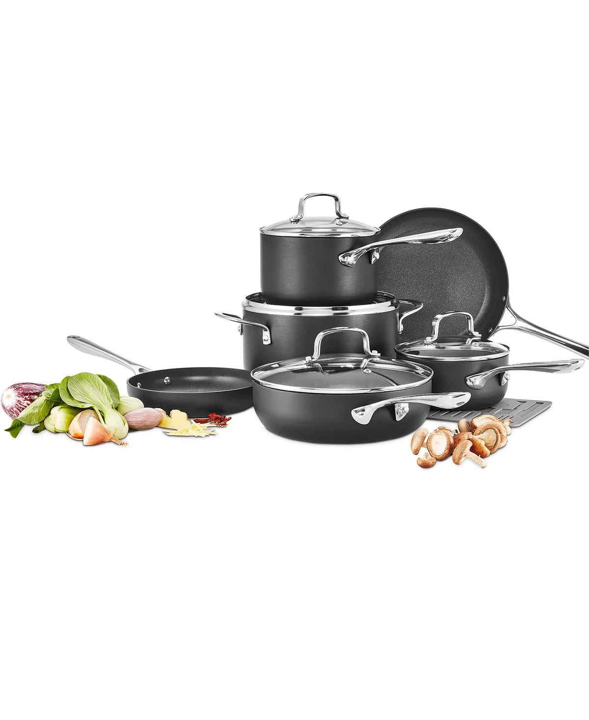 The Cellar 9-Pc Hard-Anodized Nonstick Cookware Set – Floor Display – Local Pickup