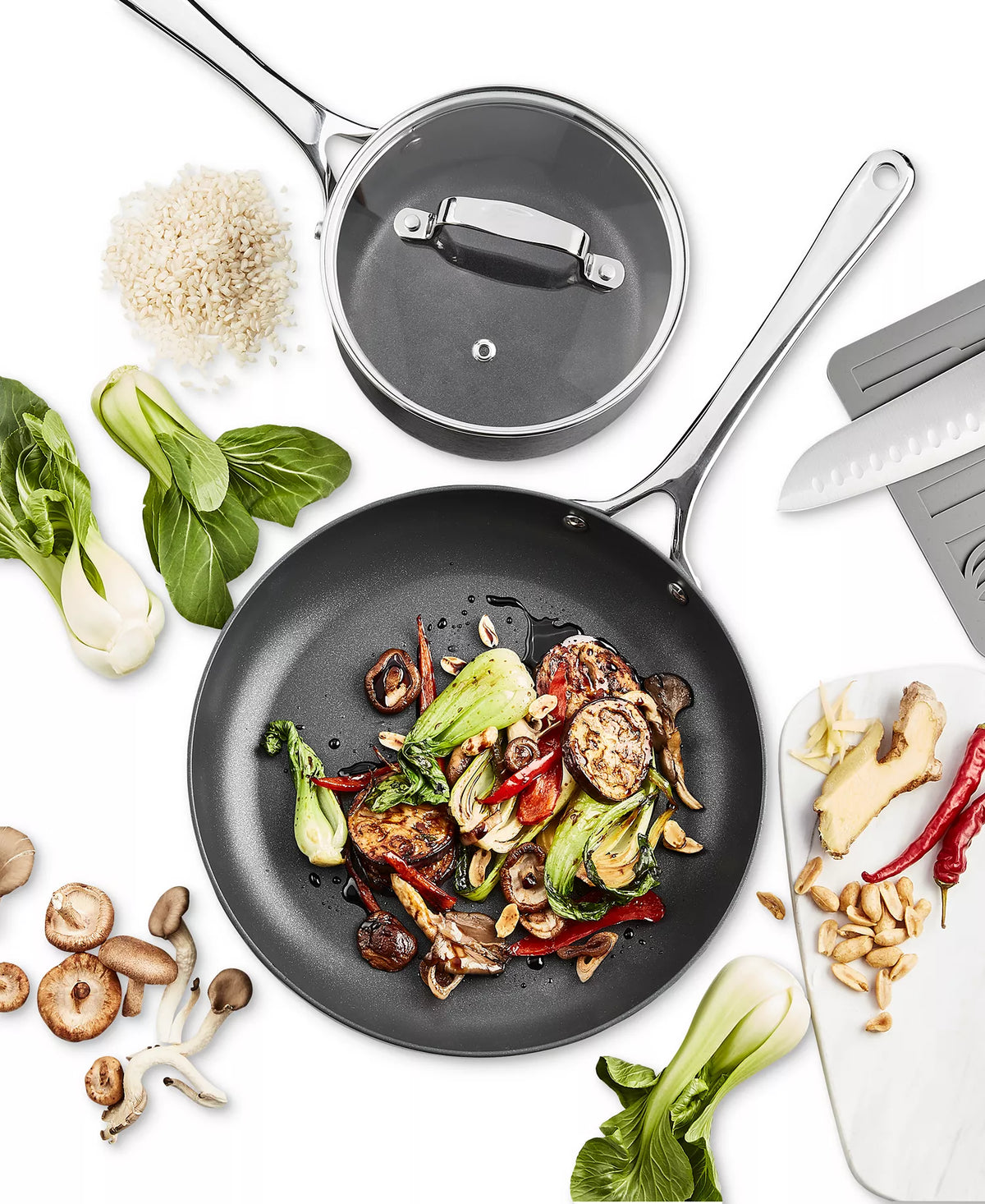 The Cellar 9-Pc Hard-Anodized Nonstick Cookware Set – Floor Display – Local Pickup
