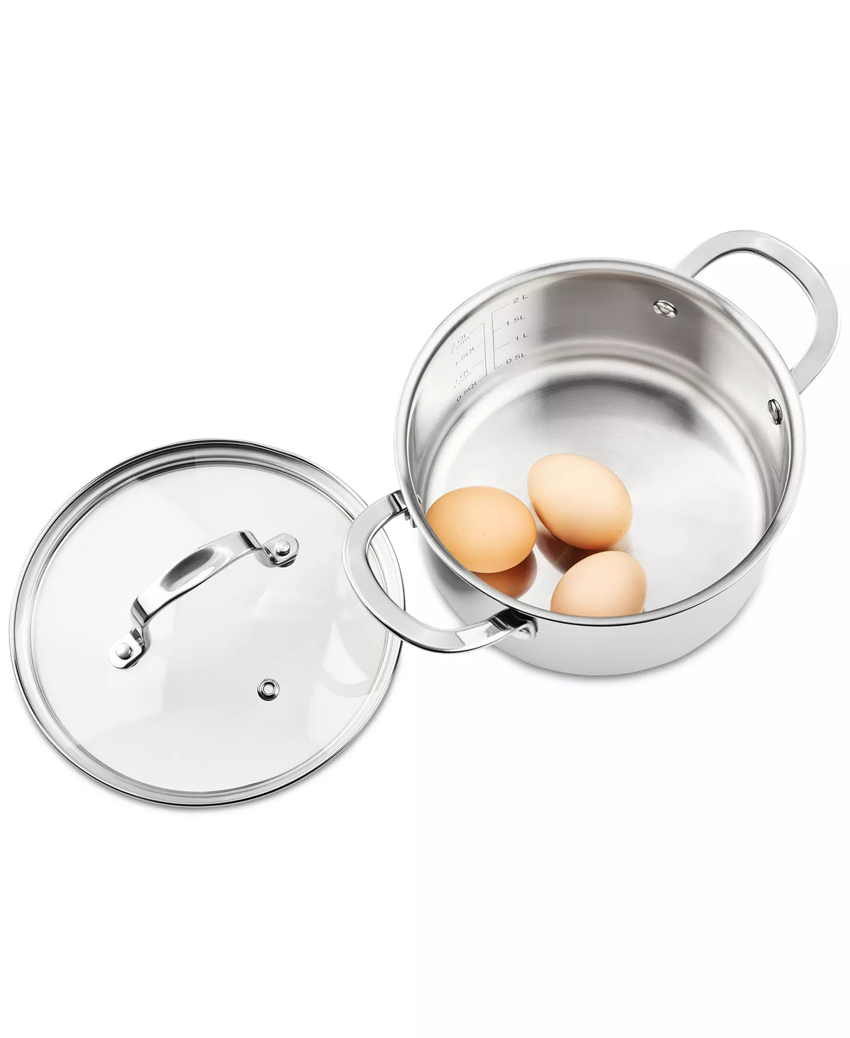 The Cellar 2.5-Qt Stainless Steel Sauce Pot with Lid – Induction Ready – Local Pickup