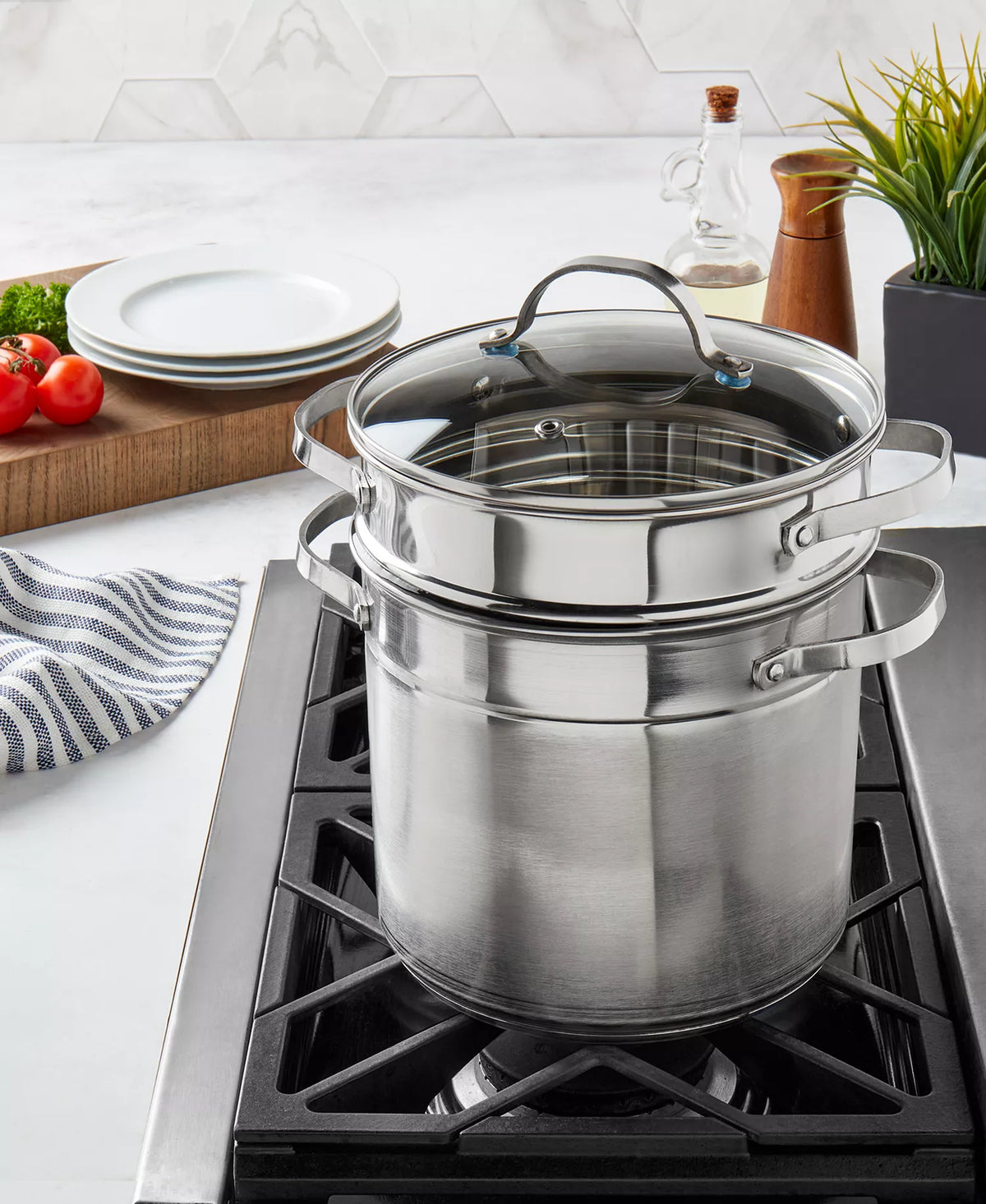 Denmark Tools for Cooks 6-Qt Stainless Steel Multi-Cooker Set – 3 Pieces – Local Pickup.