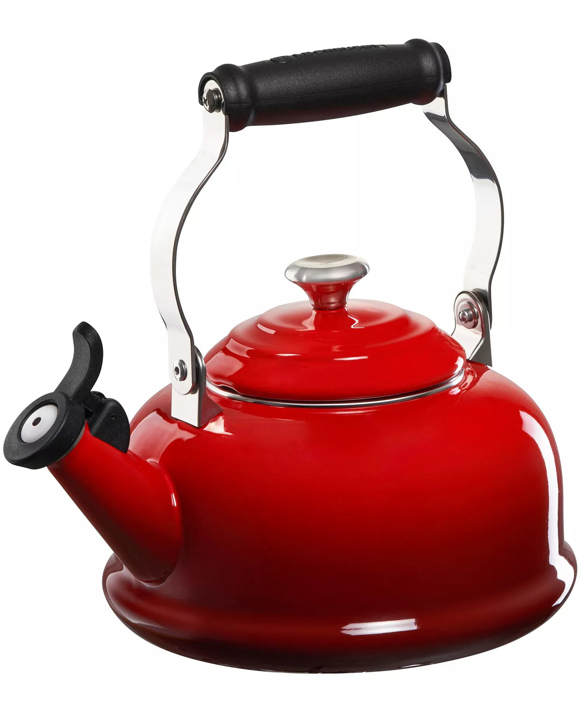 Le Creuset 1.7QT Enamel-on-Steel Whistling Tea Kettle –  Cerise