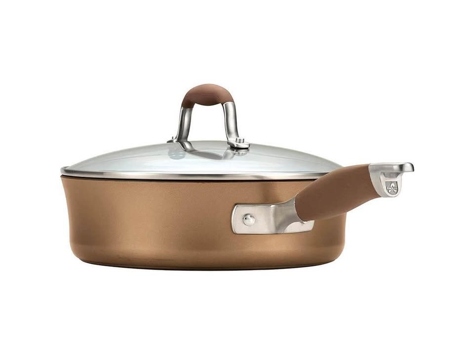 NEW Anolon Advanced Home 11-Piece Hard-Anodized Nonstick Cookware Set