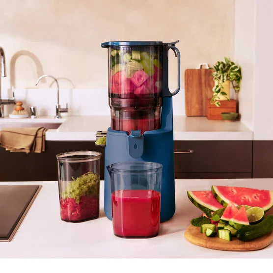 Cold Press Batch Juicer – Hands-Free Slow Masticating Juicer