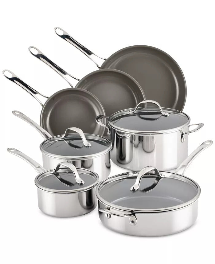Anolon 11-Piece Ceramic Nonstick Cookware Set – Induction Ready