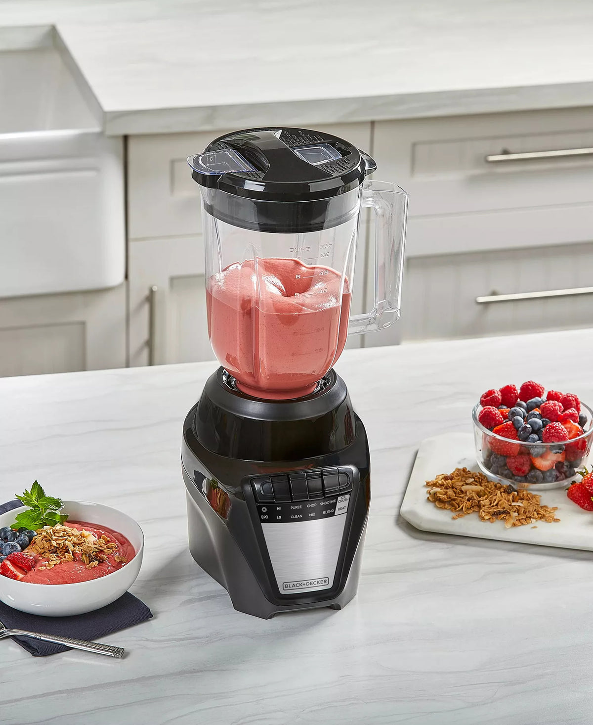 NEW BLACK+DECKER 700W Blender 56oz – 8 Speeds + Pulse – Damaged Box