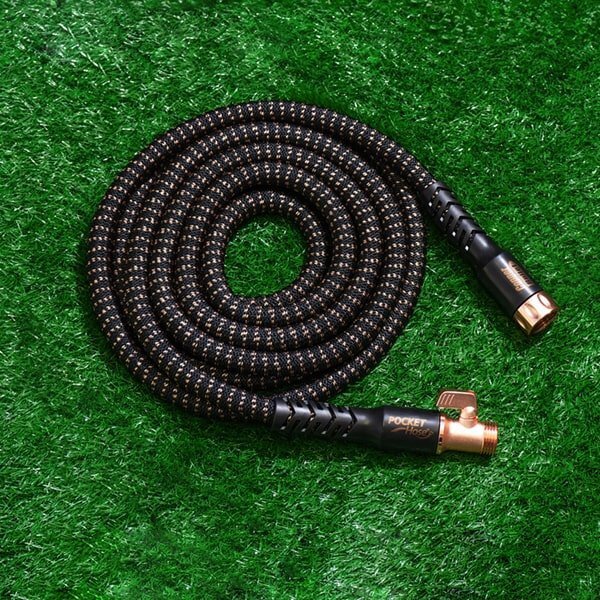 NEW Pocket Hose Copper Bullet 50FT Expandable Garden Hose w/ 10-Pattern Nozzle