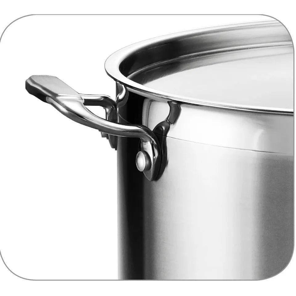 NEW Tramontina Gourmet 24QT Stainless Steel Stock Pot w/ Lid – Induction Ready