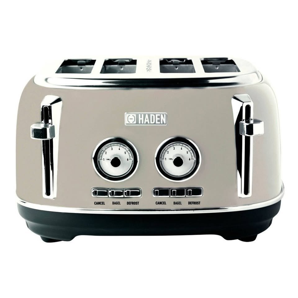 Haden Dorset 4-Slice Toaster – Retro Stainless Steel – Like New