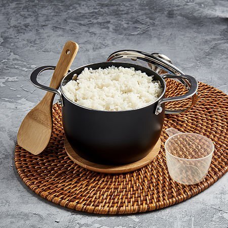 5-Piece 2 QT Non-Stick Aluminum Rice Cooker set