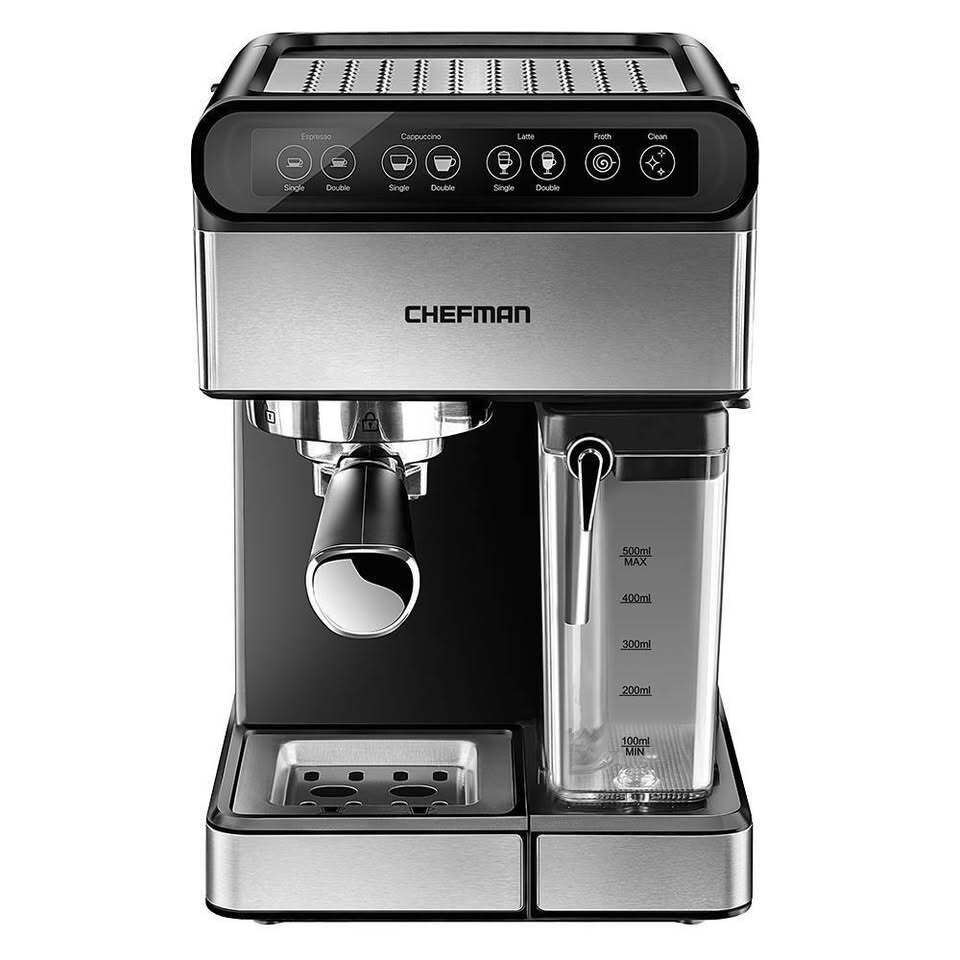 Chefman Espresso Machine with Milk Frother – 20 Bar