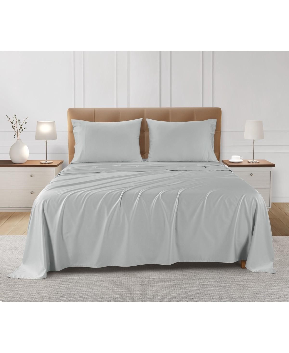 #20 SleepRX 300 Thread Count 4-Pc. Sheet Set, Full - Lunar Rock