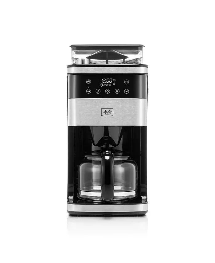 Melitta 10-Cup Coffee Maker w/ Built-In Burr Grinder