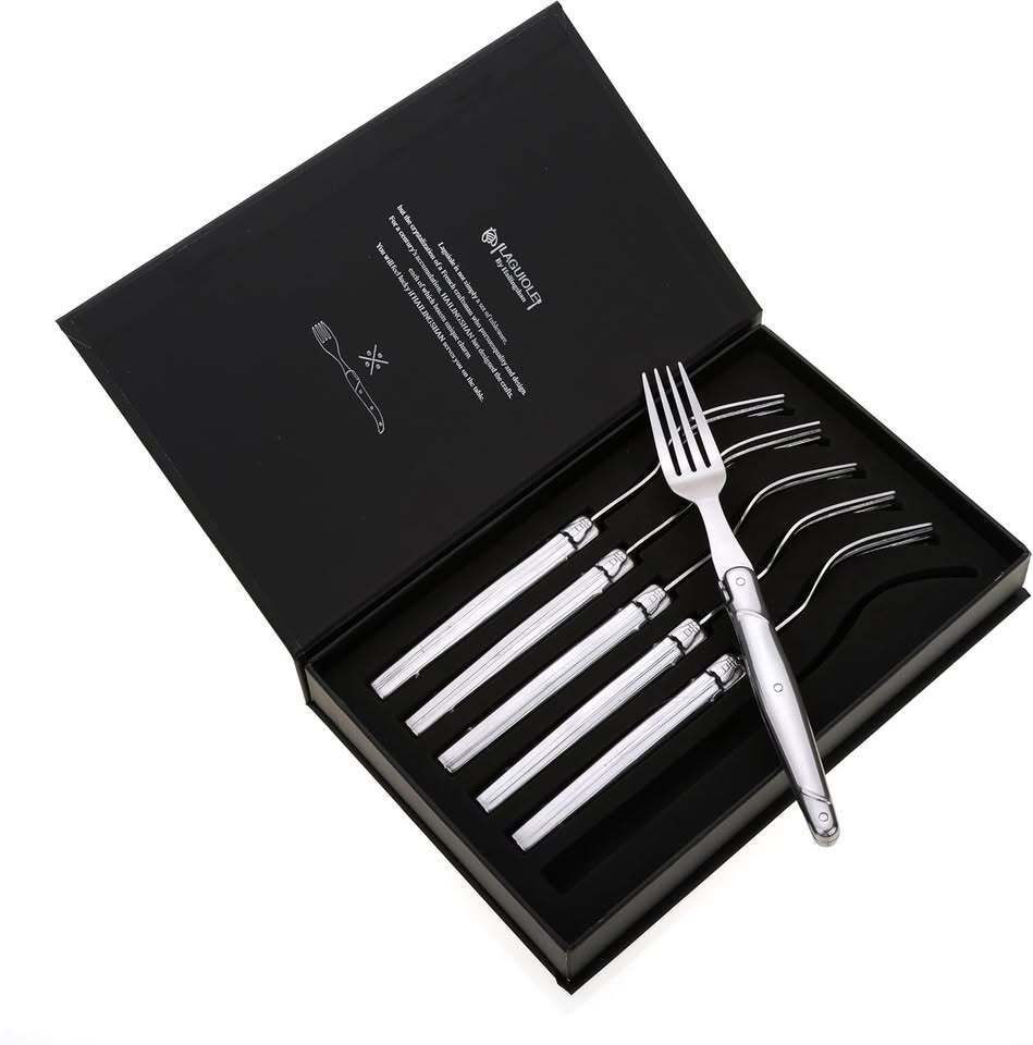 Laguiole by Hailingshan 6-Piece Stainless Steel Fork Set w/ Gift Box