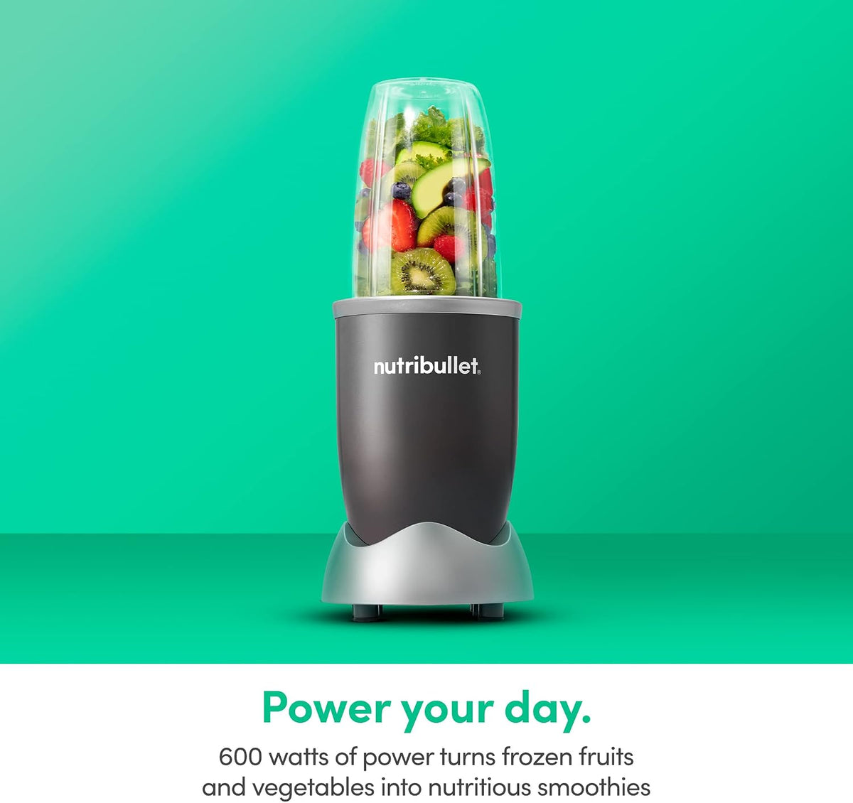 NutriBullet 600W Personal Blender – 24-Oz Cup – Dark Gray – Local Pickup