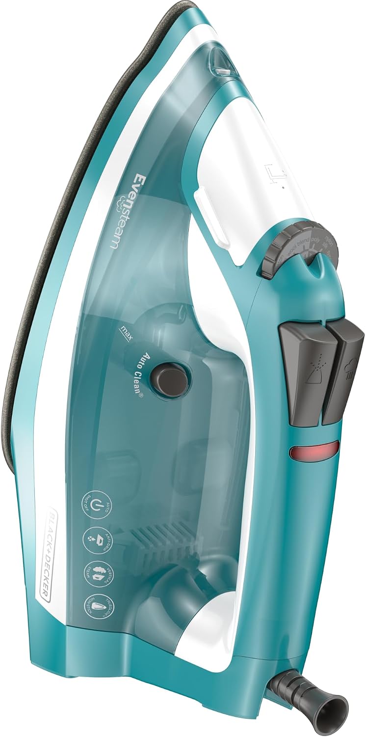 BLACK+DECKER One Step 1200W Steam Iron – Stainless Steel Soleplate – Local Pickup