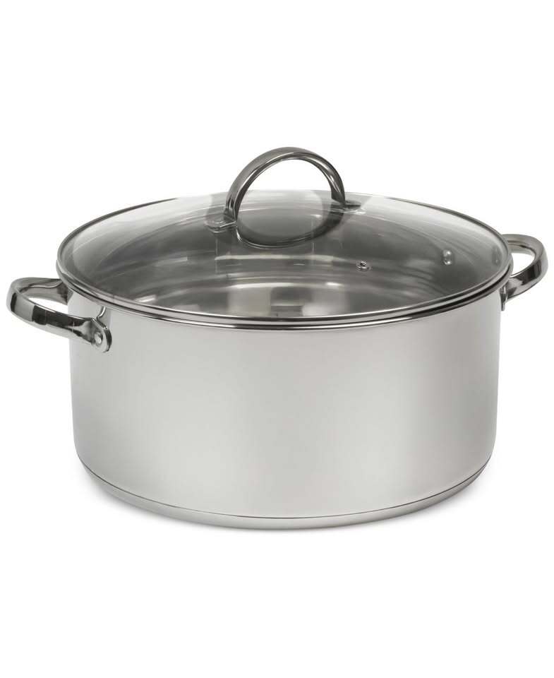 Sedona Kitchen 10QT Stainless Steel Casserole Pot with Lid